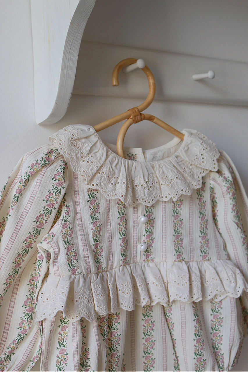 PRE-ORDER Bebe Fleur Ditsy Bloom Broderie Romper image 3