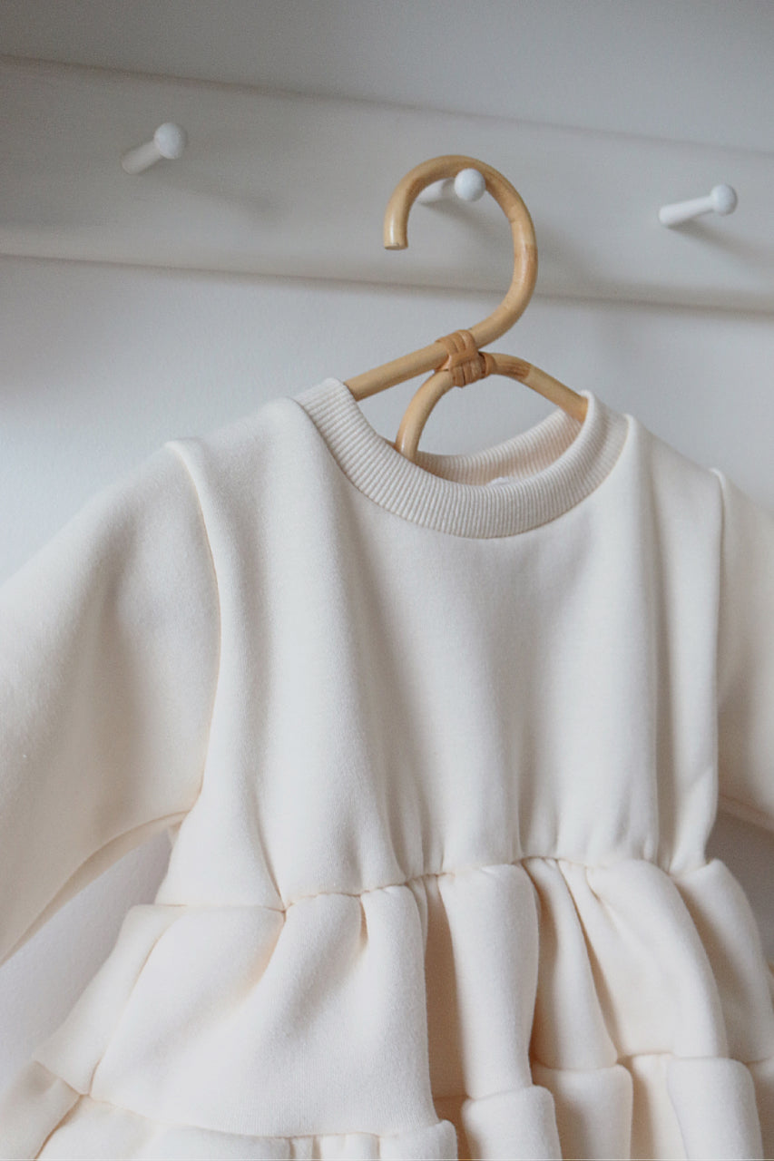 CAN CAN RUFFLE ROMPER WITH BONNET