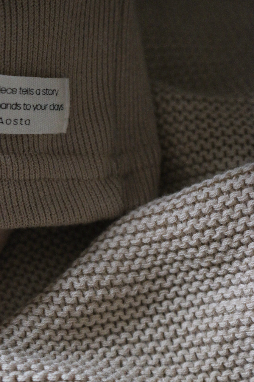 ULTRA SOFT KNIT RIBBED LOUNGE PANTS - COCO