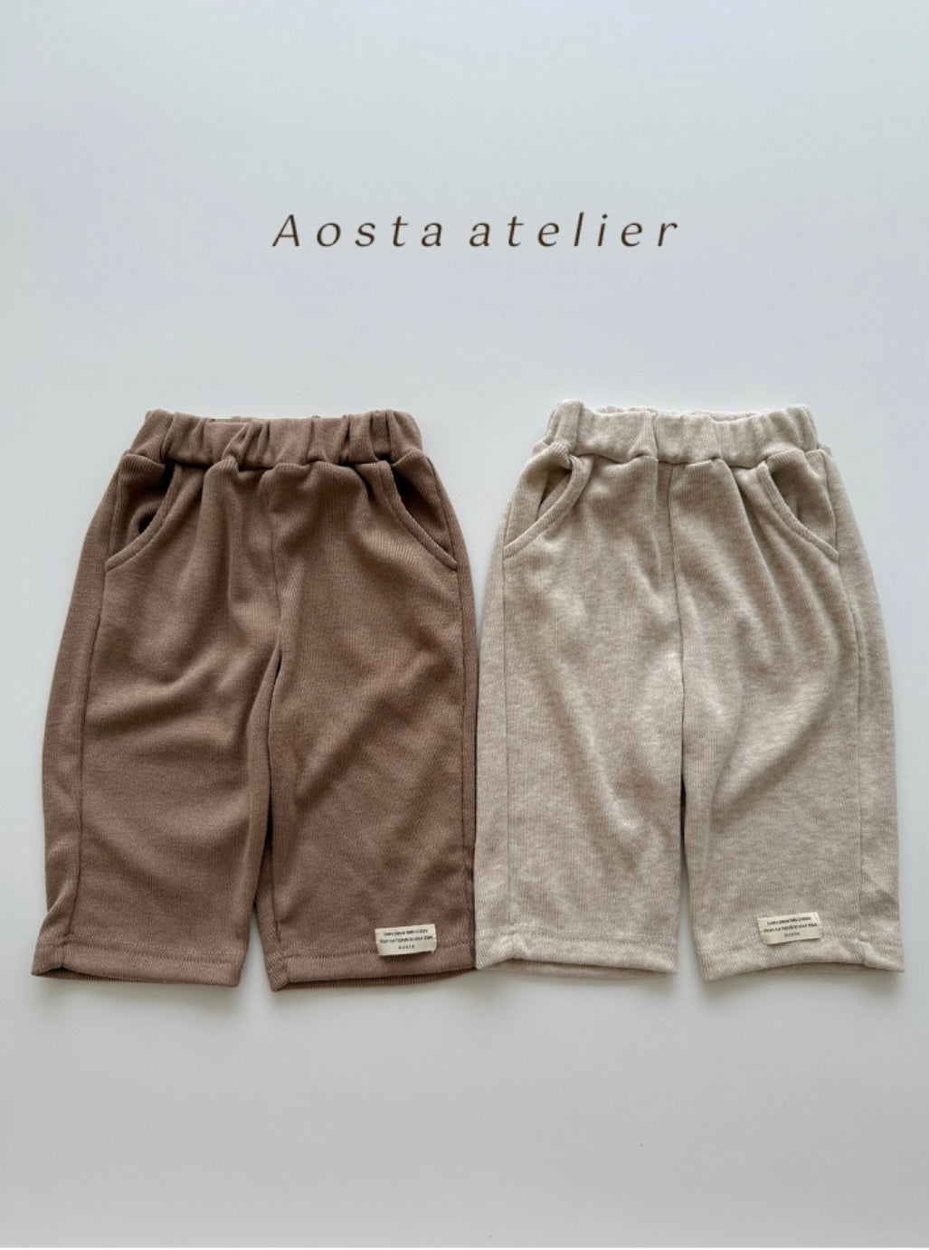ULTRA SOFT KNIT RIBBED LOUNGE PANTS - COCO