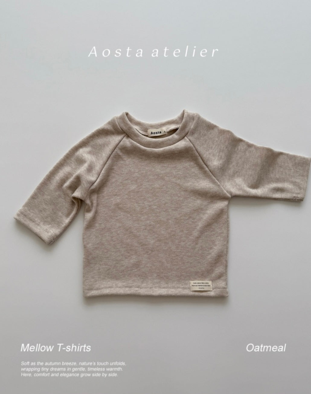 ULTRA SOFT KNIT RIBBED LOUNGE TOP - OATMEAL