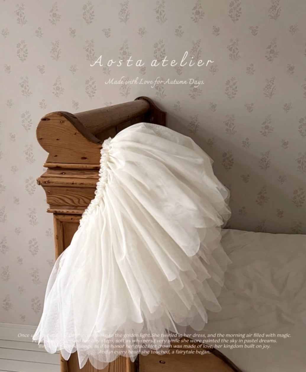 TULLE SCALLOPED TUTU SKIRT