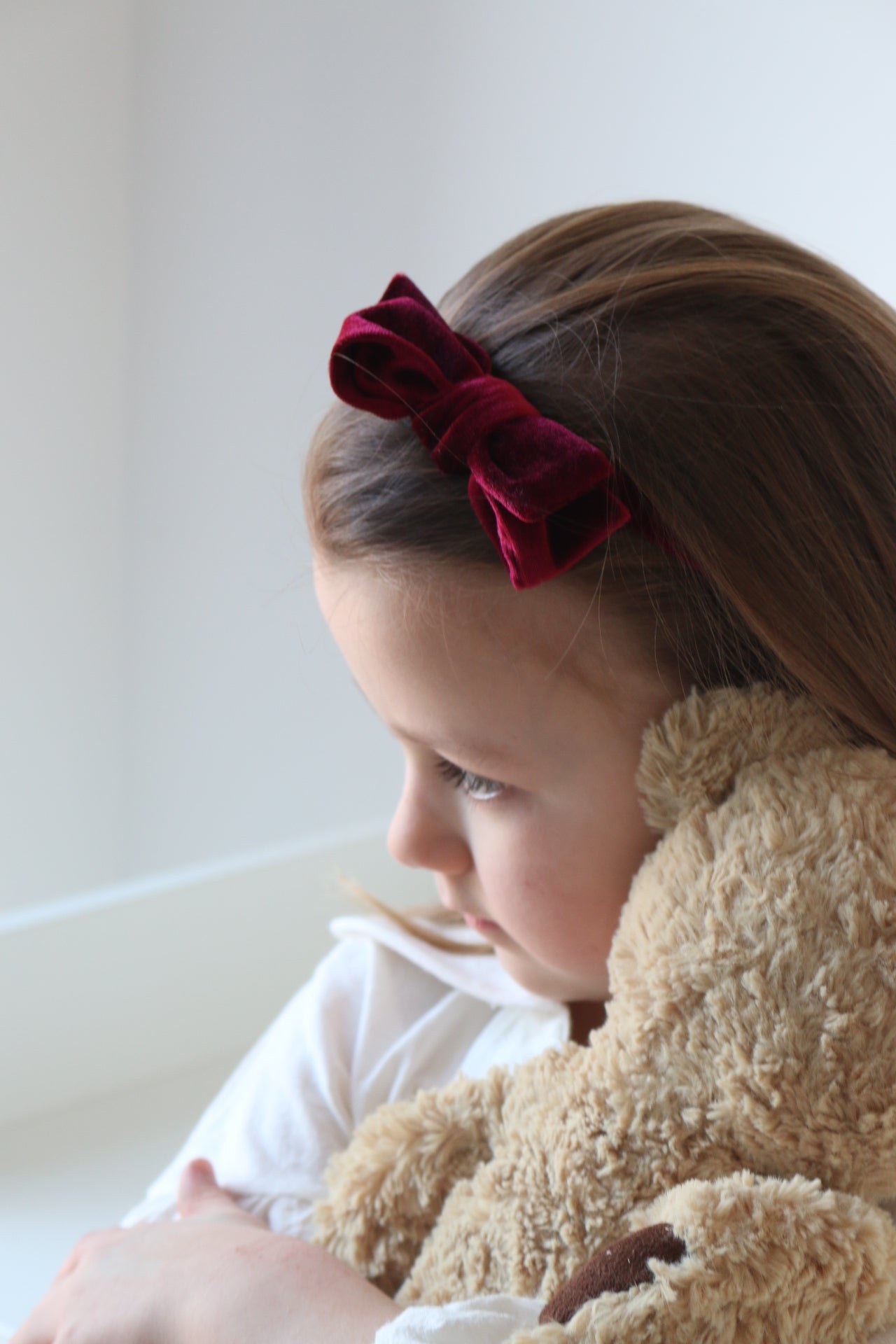 BERRY VELVET ALICE BAND