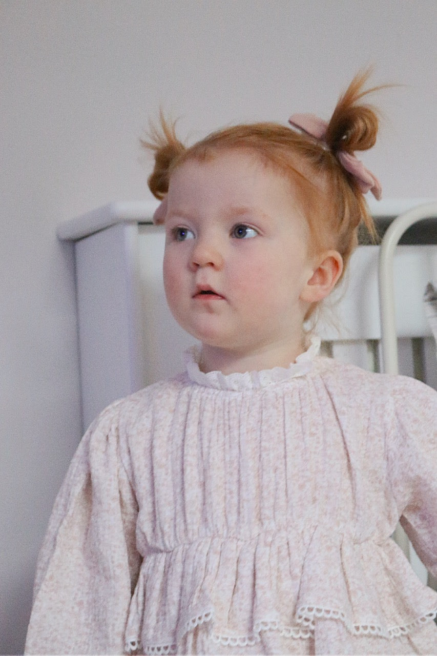 Dainty Bloom Muslin Cotton Ruffle Romper image 6