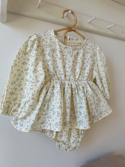 DITSY FLEUR TUTU COTTON ROMPER