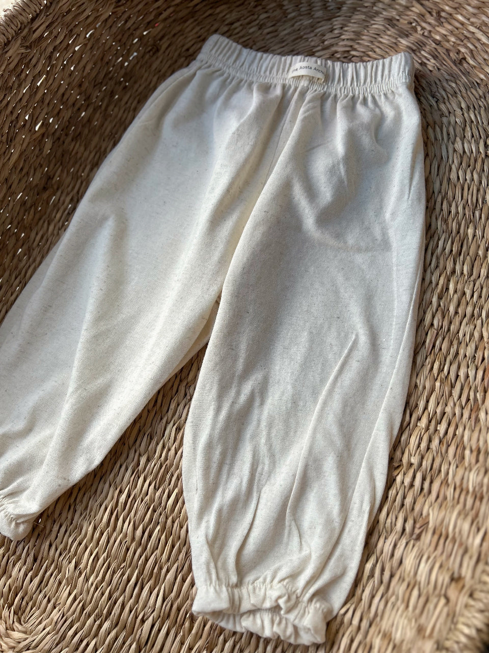 AOSTA LINEN PANTS - OATMEAL