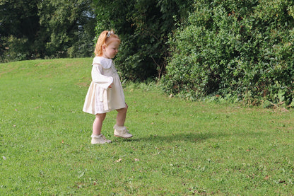 Embroidery Floral Linen Pinafore image 1