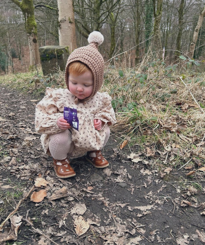 Elsie & Bert x TLNT The Hand Crochet Bonnet - Mocha image 2
