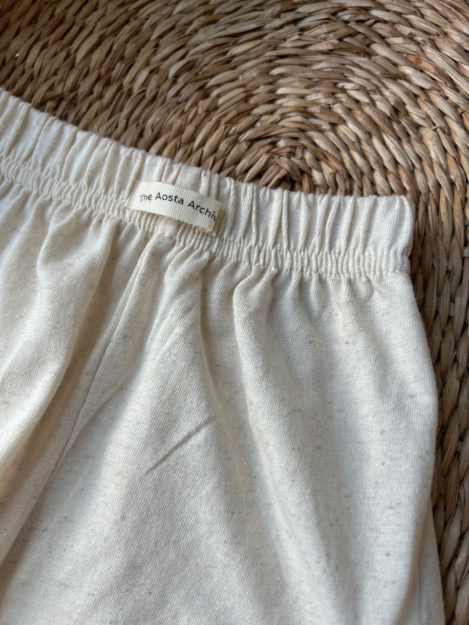 AOSTA LINEN PANTS - OATMEAL