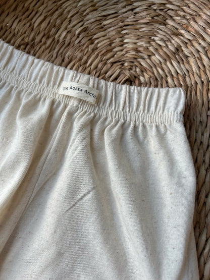 AOSTA LINEN PANTS - OATMEAL