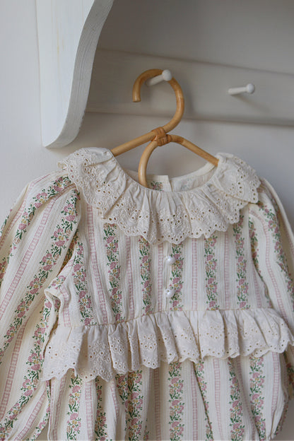 PRE-ORDER Bebe Fleur Ditsy Bloom Broderie Romper image 3