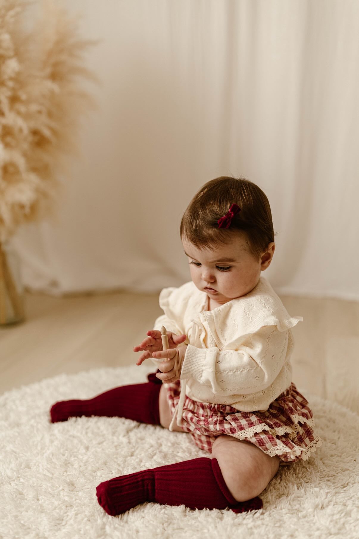 IVORY FINE KNIT POINTELLE JUMPER