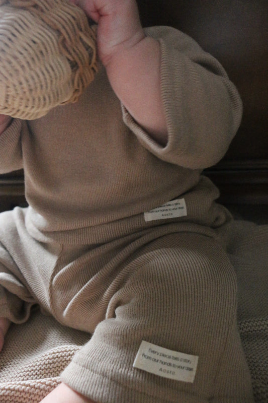 ULTRA SOFT RIBBED LOUNGE SET - COCO