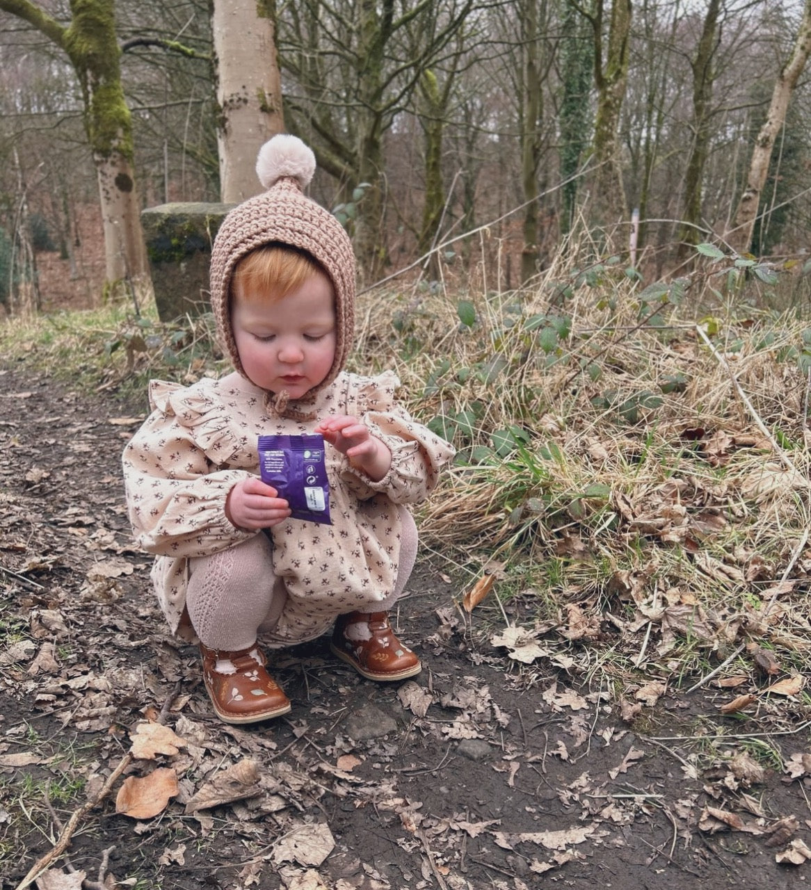 Elsie & Bert x TLNT The Hand Crochet Bonnet - Mocha image 3