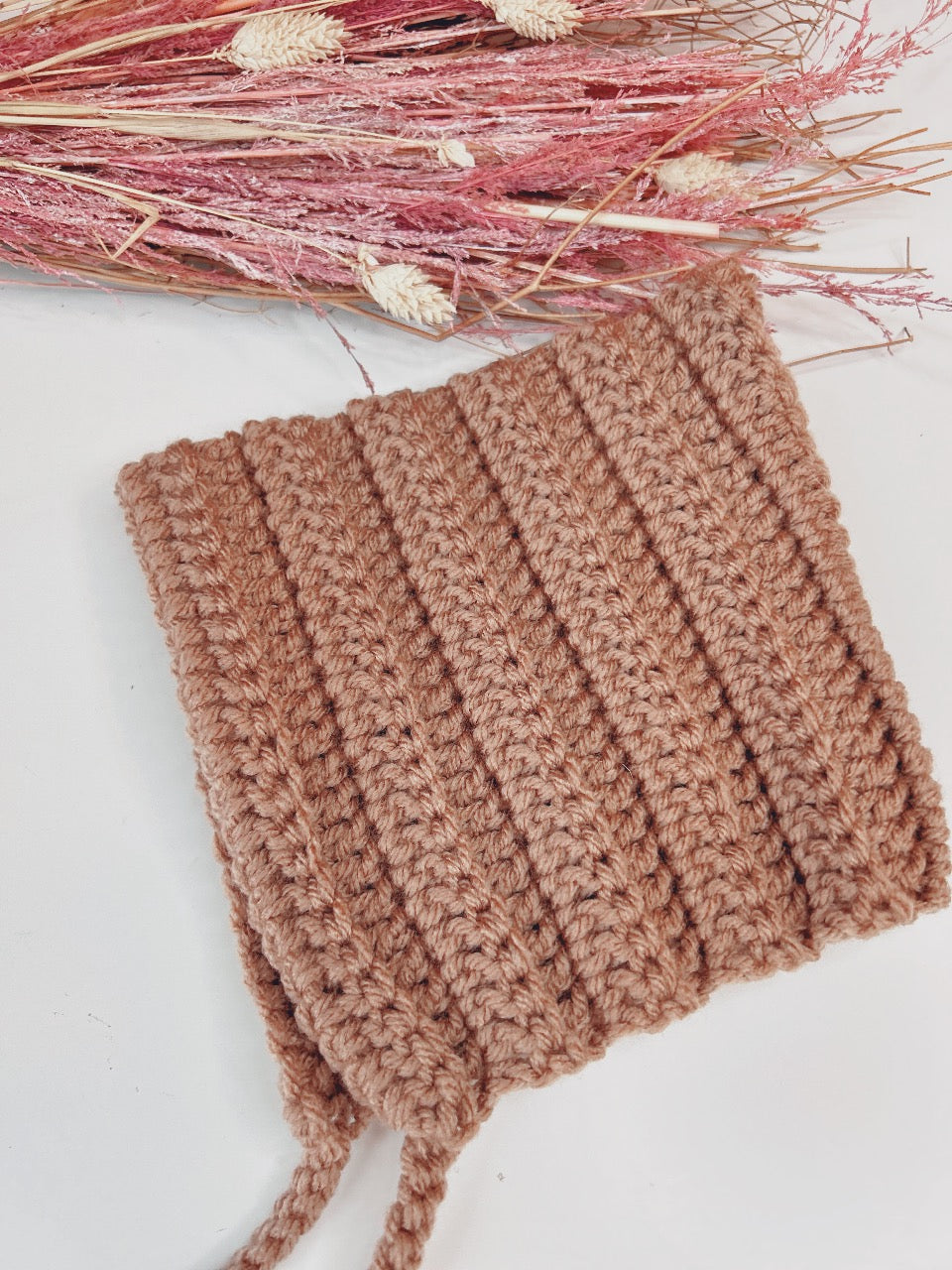 Elsie & Bert x TLNT The Hand Crochet Bonnet - Mocha image 4