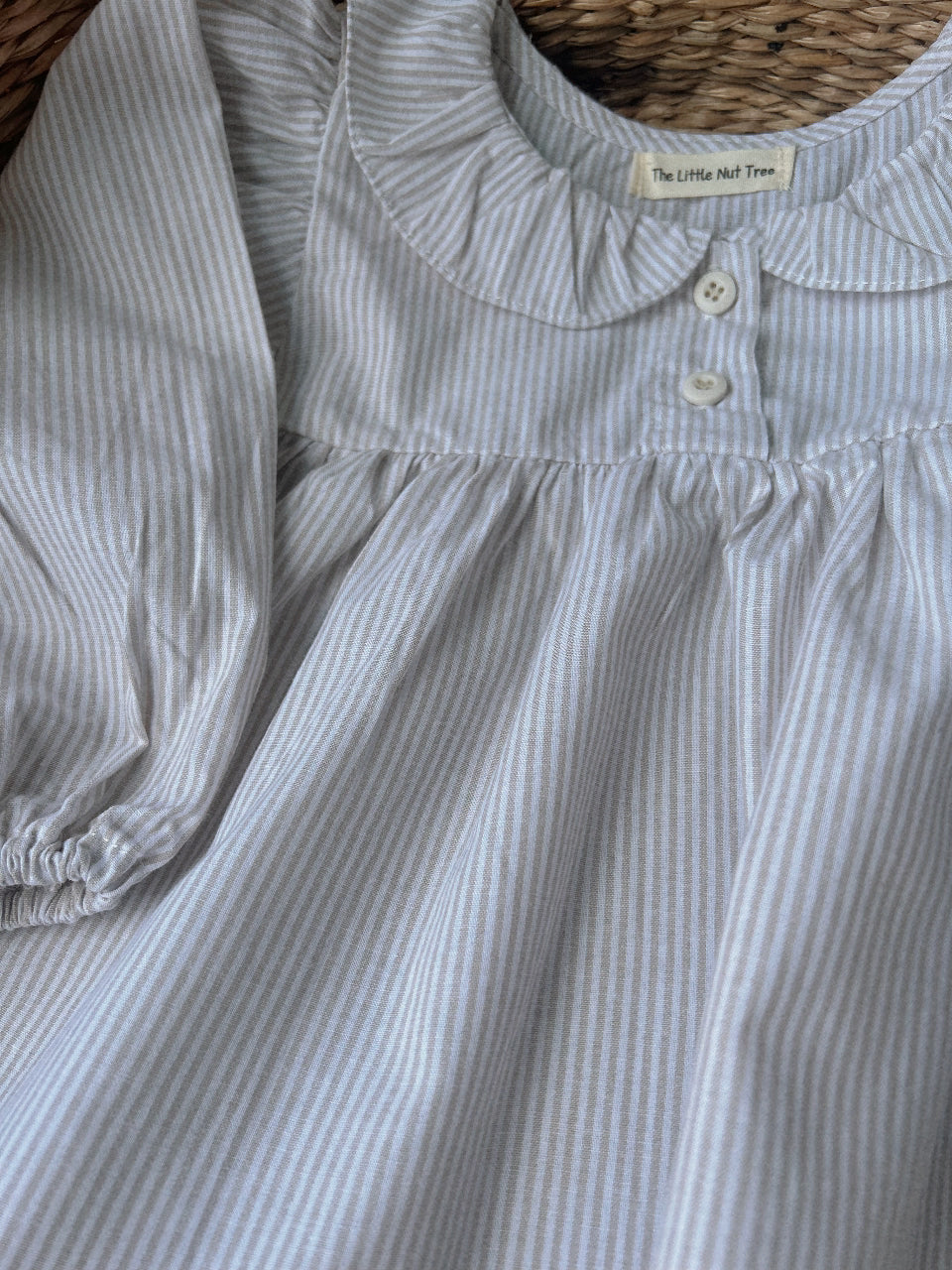 NEUTRAL STRIPE BLOUSE & BLOOMER