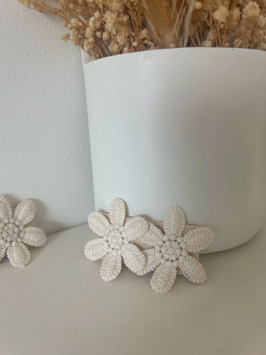 Double Flower Natural Snap Clip image 0