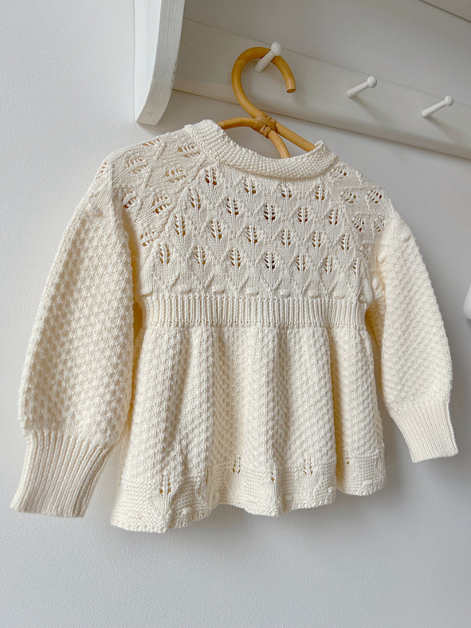 SOFT KNIT COTTON MATINEE CARDIGAN