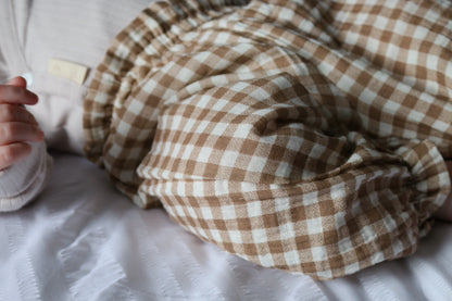 ORGANIC COTTON GINGAM PANTS
