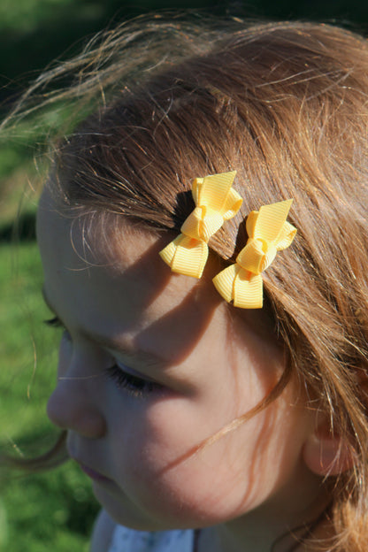 PETIT BOW SET - DAISY YELLOW