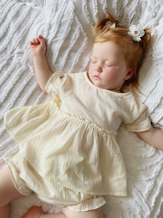 Muslin Cotton Blouse & Bloomers image 0