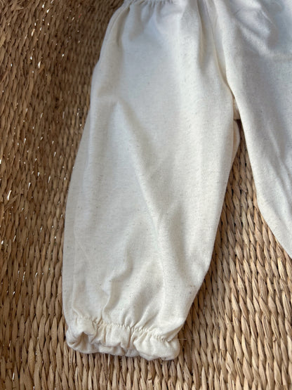 AOSTA LINEN PANTS - OATMEAL