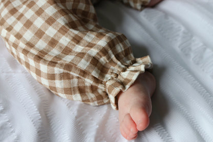 ORGANIC COTTON GINGAM PANTS