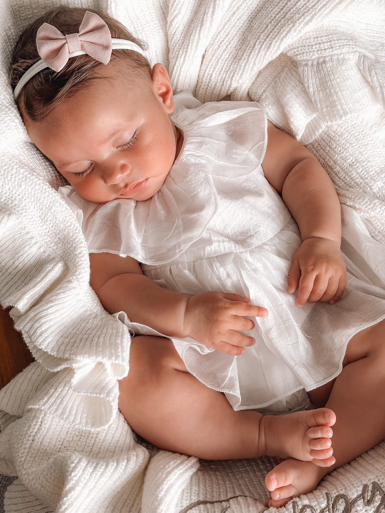 WHITE PETAL TUTU ROMPER