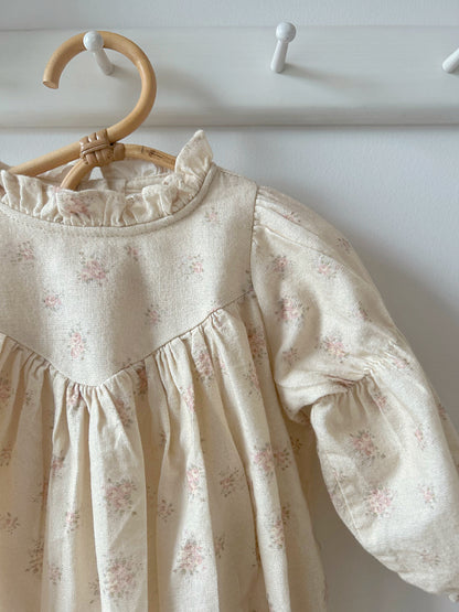 MONBEBE BRUSHED COTTON ROMPER