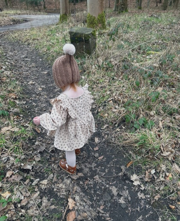Elsie & Bert x TLNT The Hand Crochet Bonnet - Mocha image 1