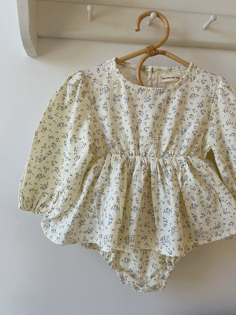 DITSY FLEUR TUTU COTTON ROMPER