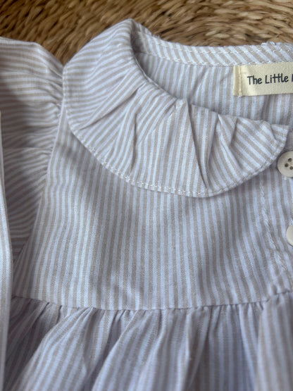 NEUTRAL STRIPE BLOUSE & BLOOMER