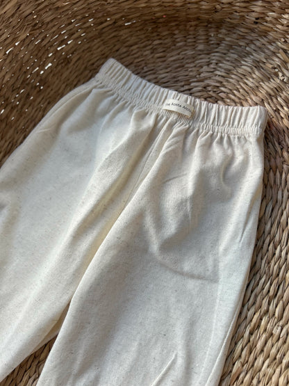 AOSTA LINEN PANTS - OATMEAL