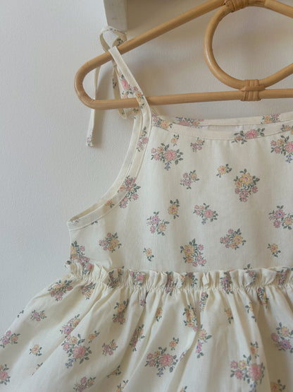 DAINTY FLORAL SKIRTED ROMPER