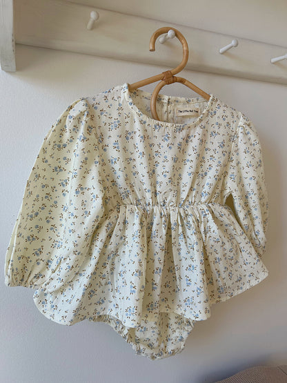 DITSY FLEUR TUTU COTTON ROMPER