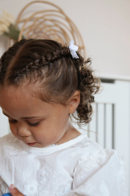 PETIT BOW SET - WHITE