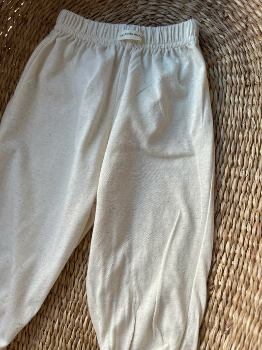 AOSTA LINEN PANTS - OATMEAL