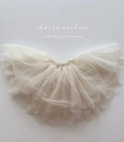 TULLE SCALLOPED TUTU SKIRT