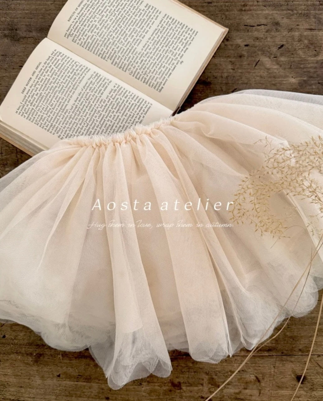 TULLE SCALLOPED TUTU SKIRT