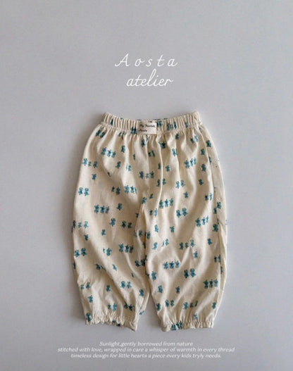 LITTLE BIRD LINEN PANTS