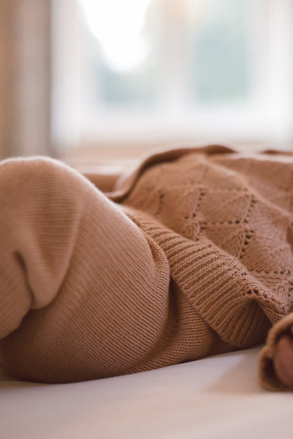 SOFT ROSE KNITTED POINTELLE TWO PIECE