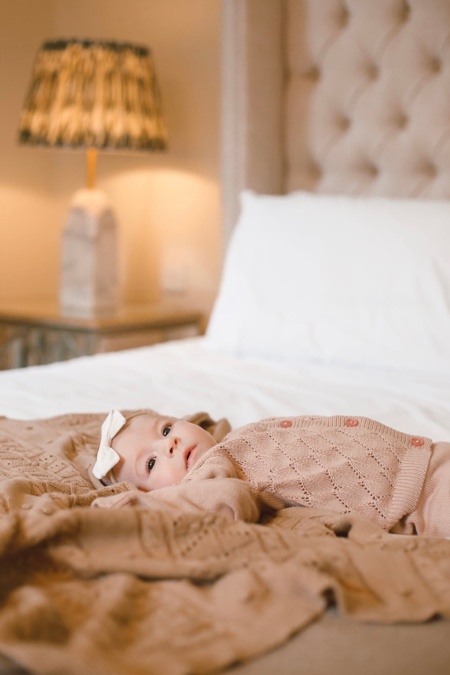 SOFT ROSE KNITTED POINTELLE TWO PIECE
