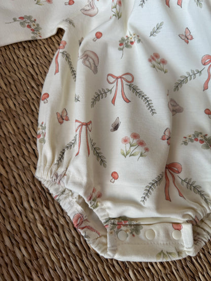 SUGARPLUM SOFT JERSEY COTTON ROMPER