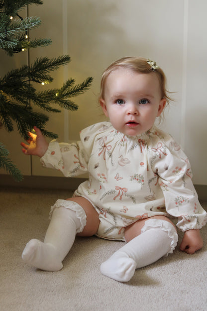 SUGARPLUM SOFT JERSEY COTTON ROMPER