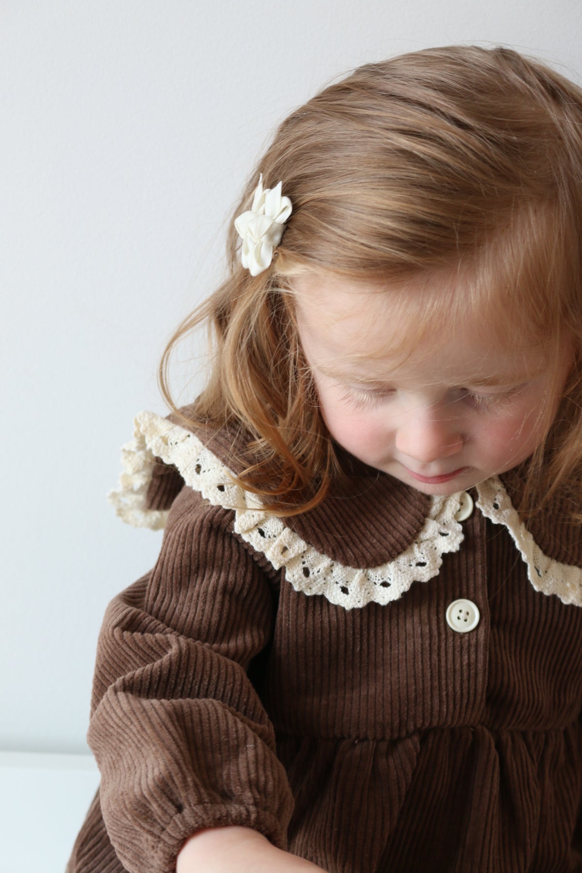 CORDUROY SOFT COTTON ROMPER | MOCHA