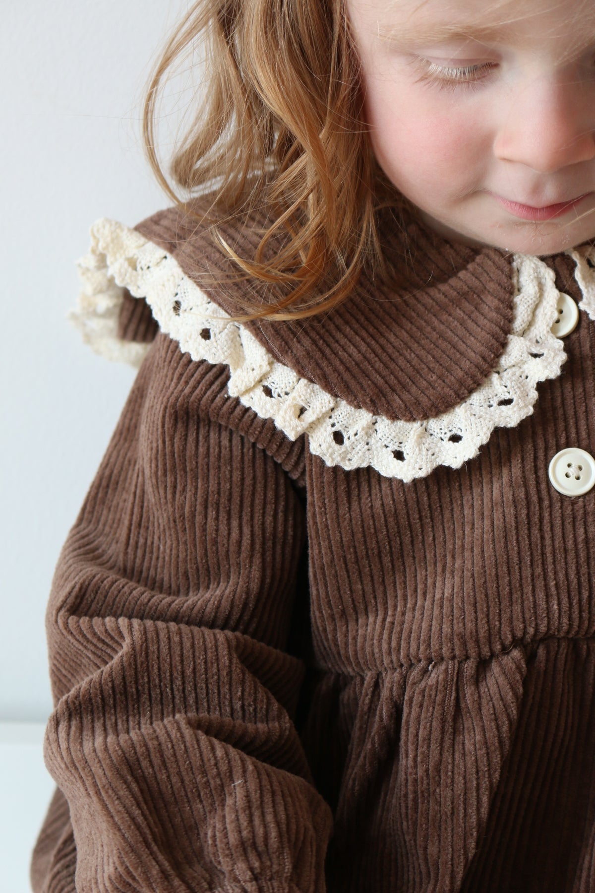 CORDUROY SOFT COTTON ROMPER | MOCHA