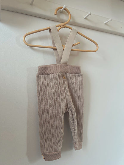 Ribbed Cotton Brace Leggings - Bebe Holic image 4