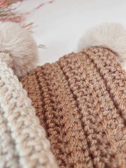 Elsie & Bert x TLNT The Hand Crochet Bonnet - Mocha image 5