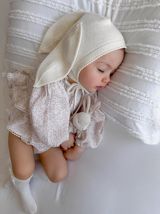 Dainty Bloom Muslin Cotton Ruffle Romper image 2