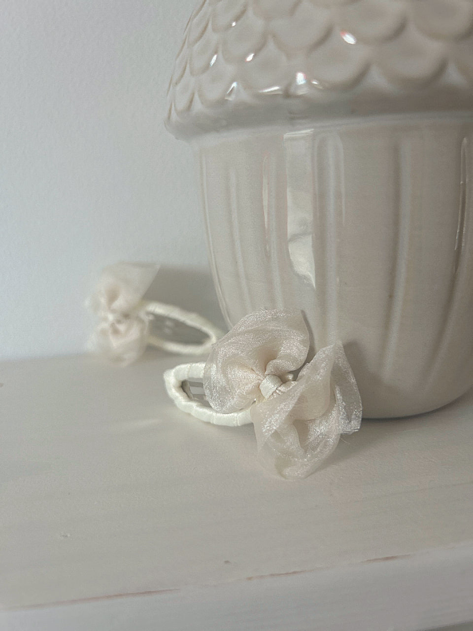 Dainty Dusky Bow Snap Clip Set image 1